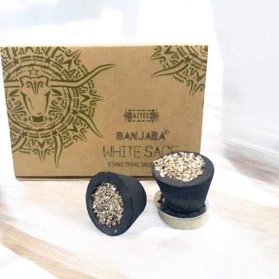 Banjara sveķu krūzītes – Baltā salvija