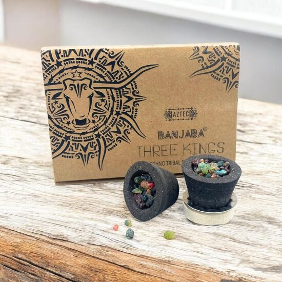 Banjara sveķu krūzes – 3 Karaļi