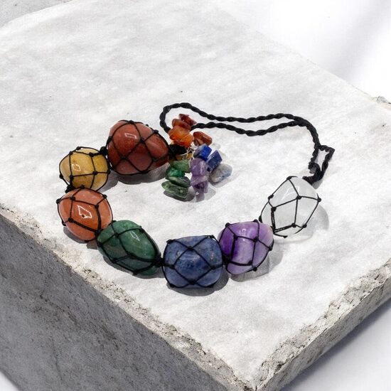 Piekarināms čakru akmens kulons