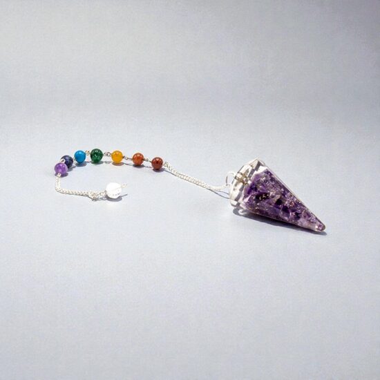 Orgonīta spēka čakru svārsts – Ametists